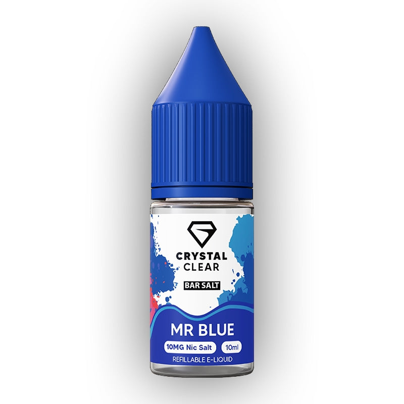 Crystal Clear Nic Salts - Mr Blue