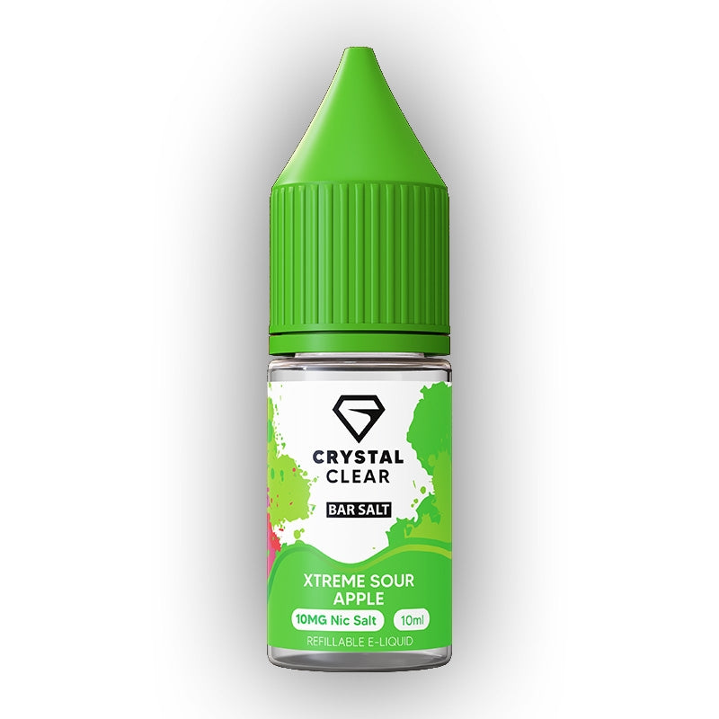 Crystal Clear Nic Salts - Xtreme Sour Apple
