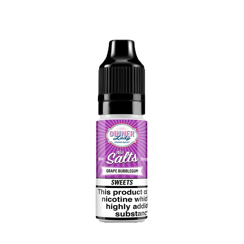 Dinner Lady 10ml Nic Salts (2023 Range) - Bubblegum