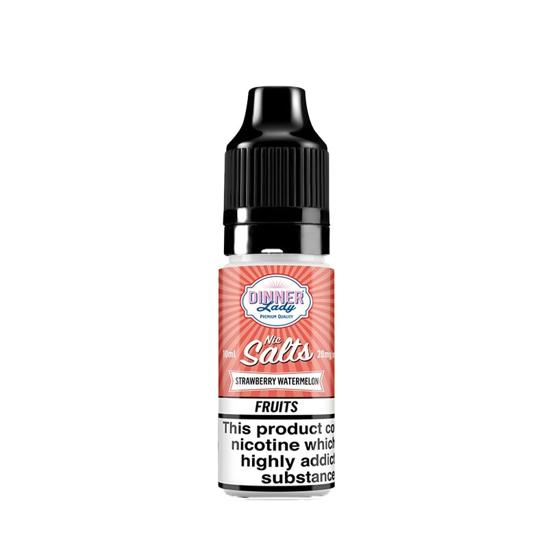 Dinner Lady 10ml Nic Salts (2023 Range) - Strawberry Watermelon