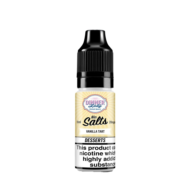 Dinner Lady 10ml Nic Salts (2023 Range) - Vanilla Tart