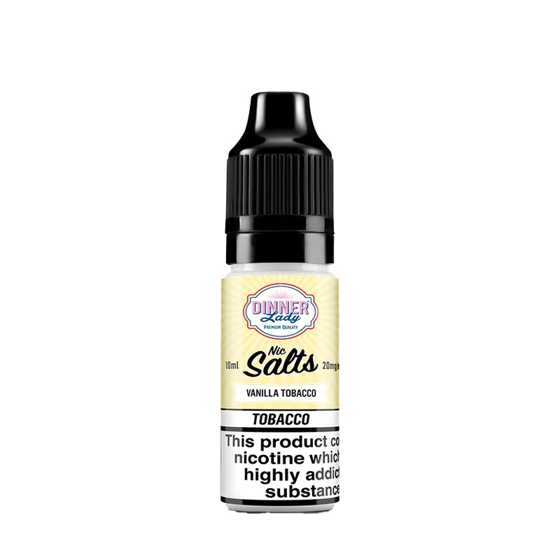 Dinner Lady 10ml Nic Salts (2023 Range) - Vanilla Tobacco