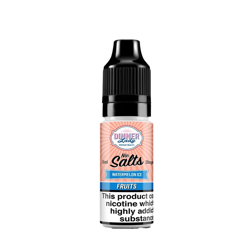 Dinner Lady 10ml Nic Salts (2023 Range) - Watermelon Ice