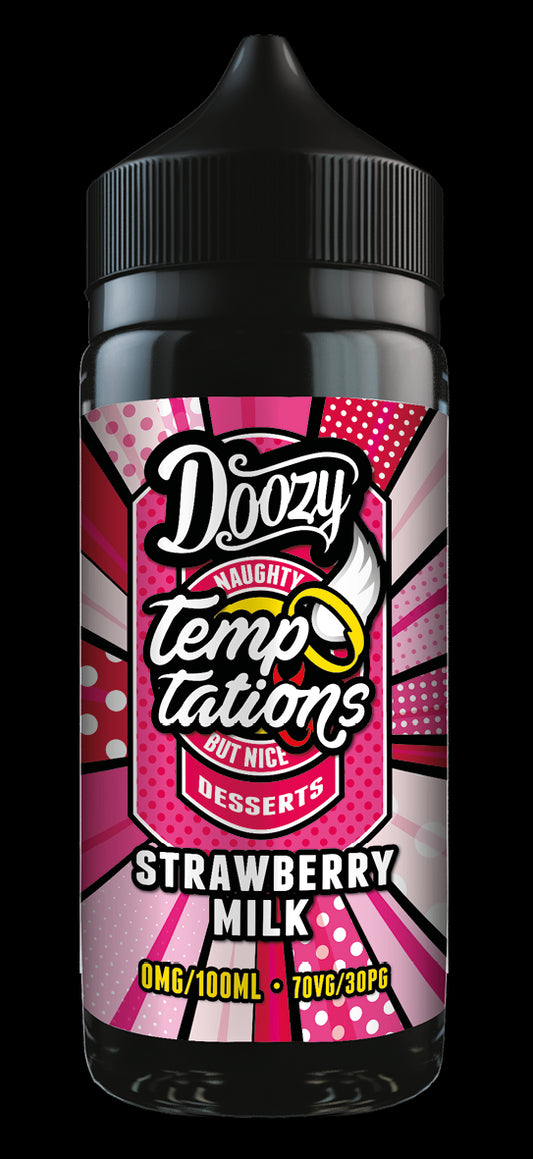 Doozy Temptations 100ml Shortfill - Strawberry Milk