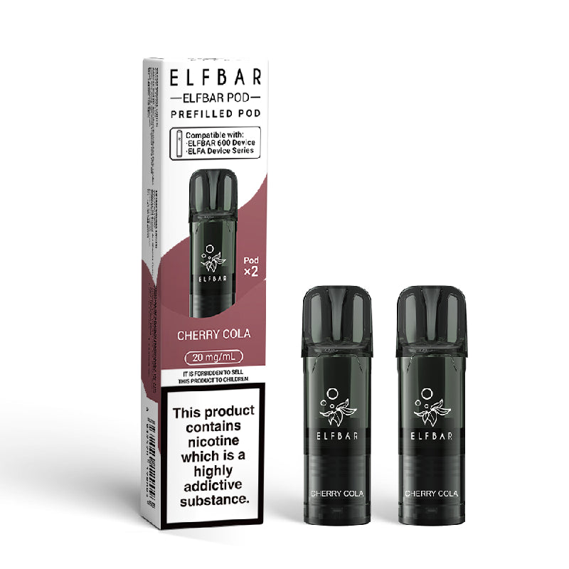 Elf Bar 600 Prefilled Vape Pods - Cherry Cola