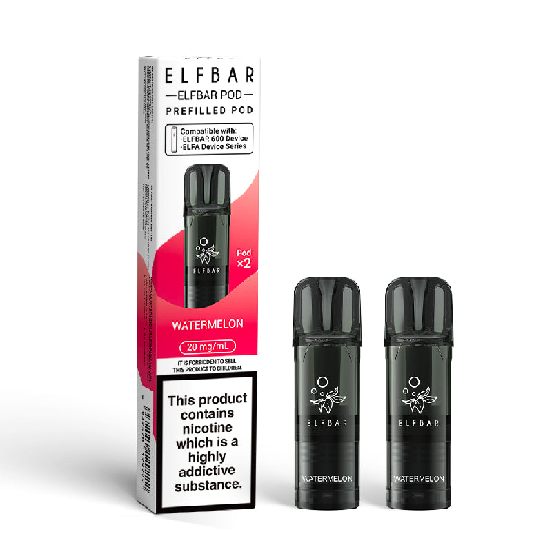 Elf Bar 600 Prefilled Vape Pods - Watermelon