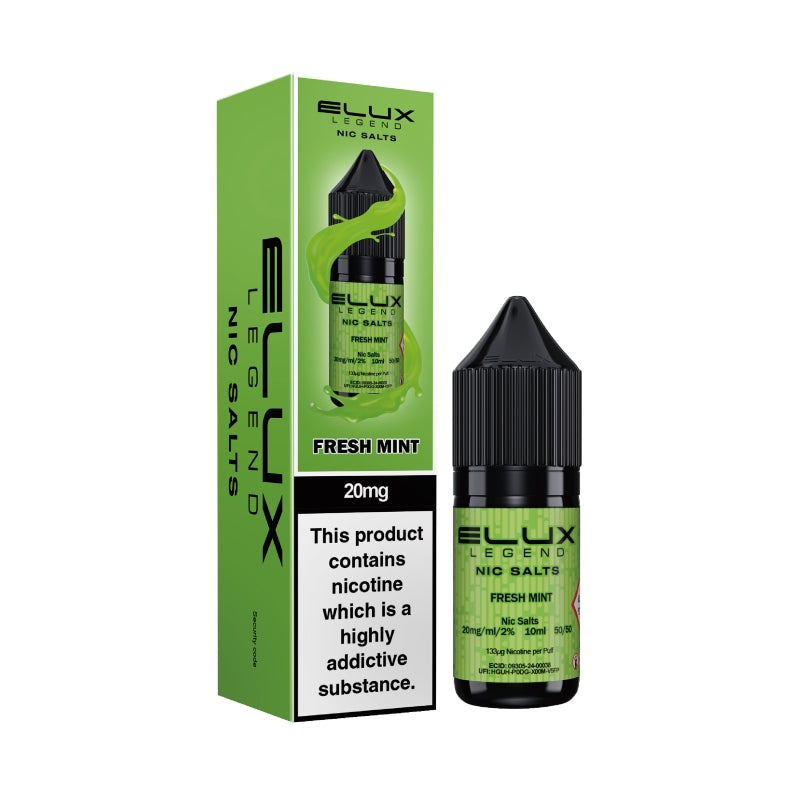 Elux Legend Nic Salts - Fresh Mint