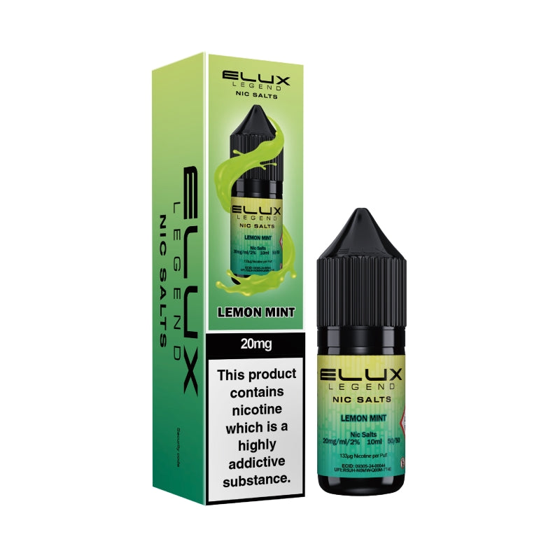 Elux Legend Nic Salts - Lemon Mint