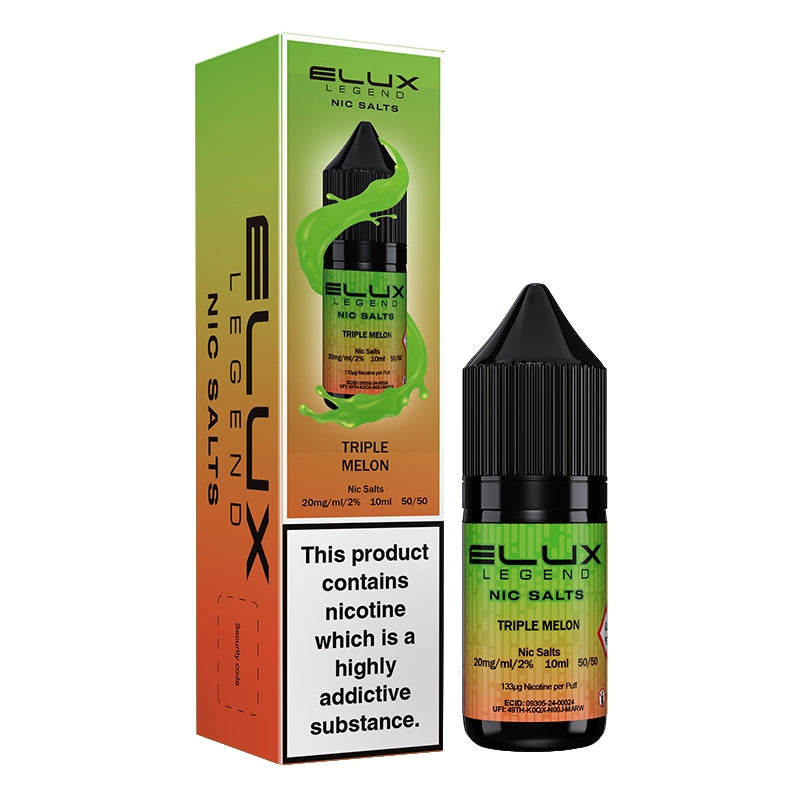 Elux Legend Nic Salts - Triple Melon