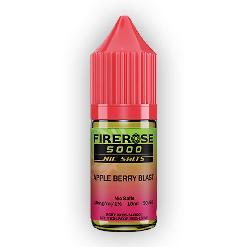 FireRose 5000 10ml Nic Salts - Apple Berry Blast