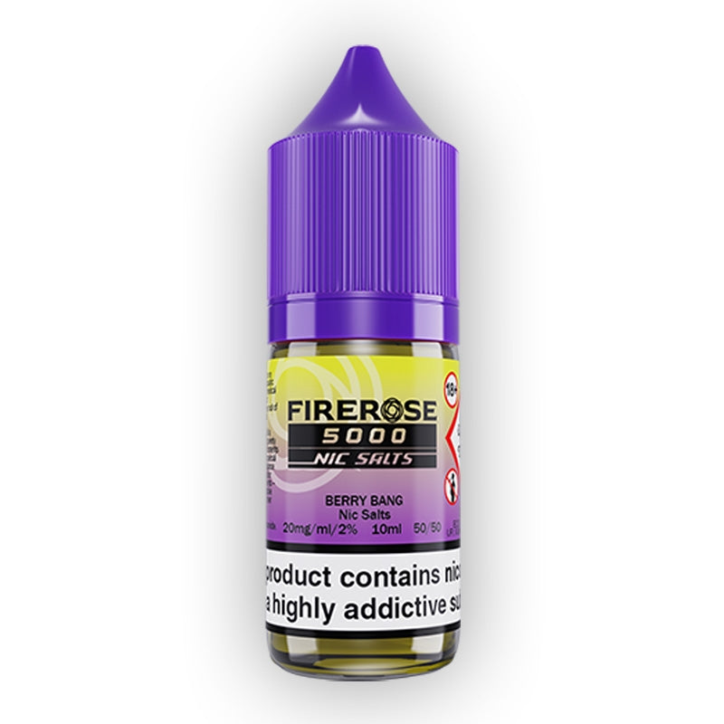 FireRose 5000 10ml Nic Salts - Berry Bang