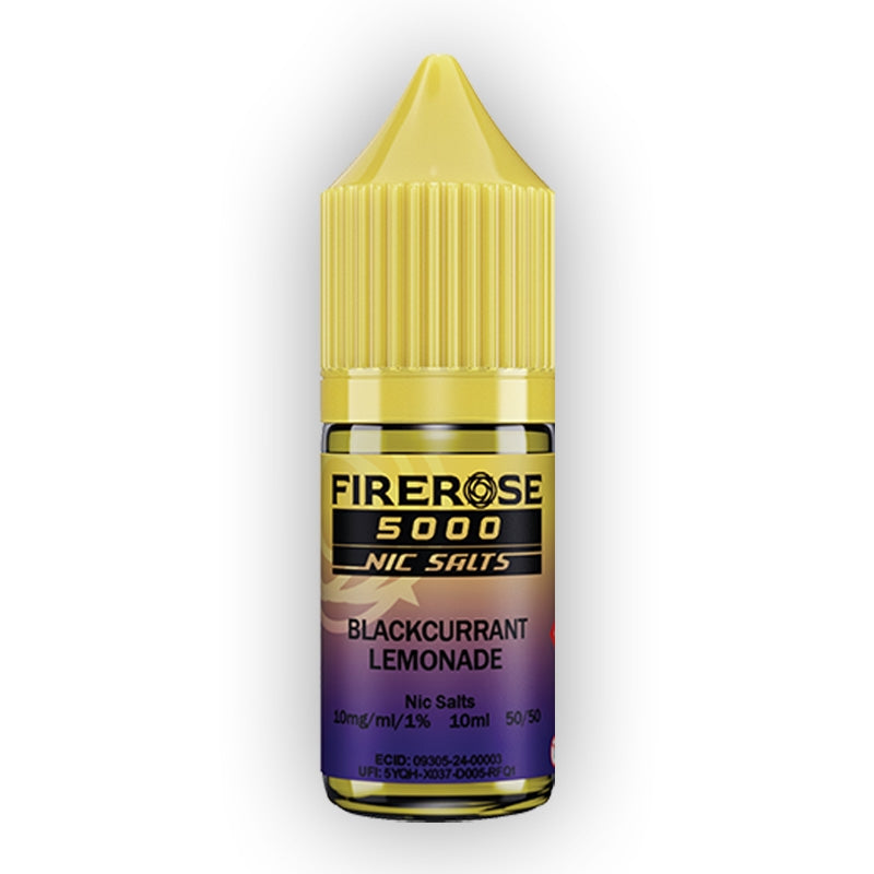 FireRose 5000 10ml Nic Salts - Blackcurrant Lemonade