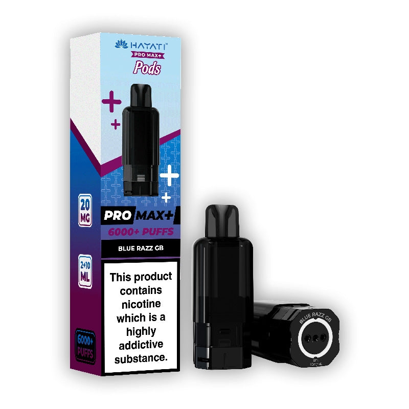 Hayati Pro Max Plus Prefilled Pods - Blue Razz GB