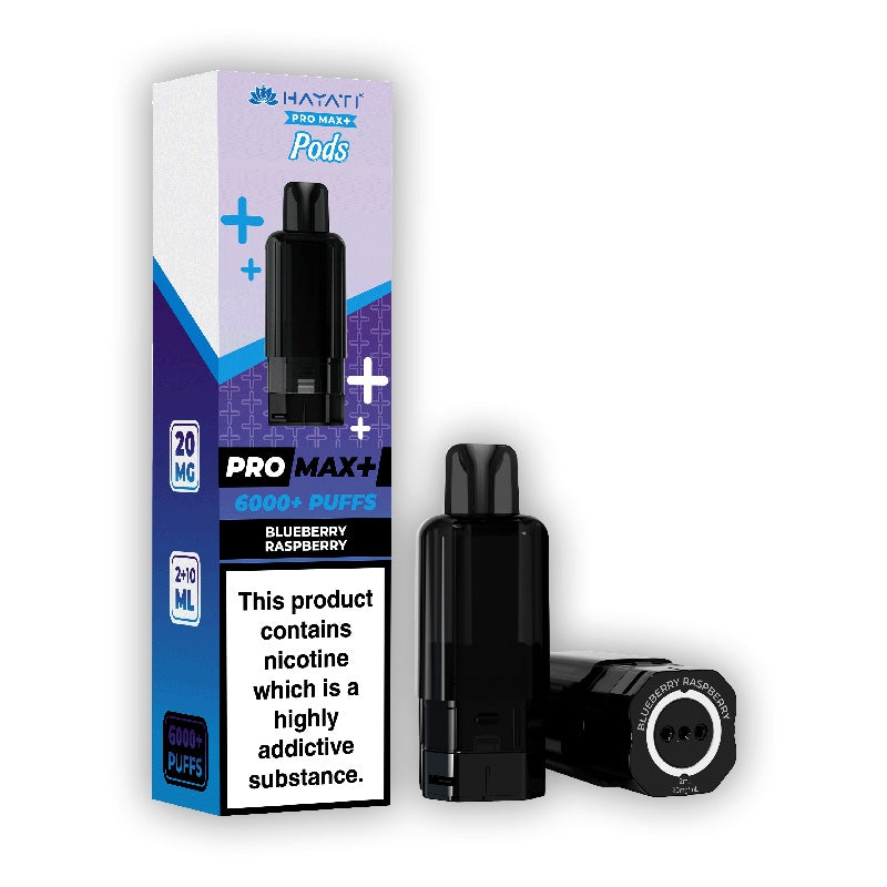 Hayati Pro Max Plus Prefilled Pods - Blueberry Raspberry