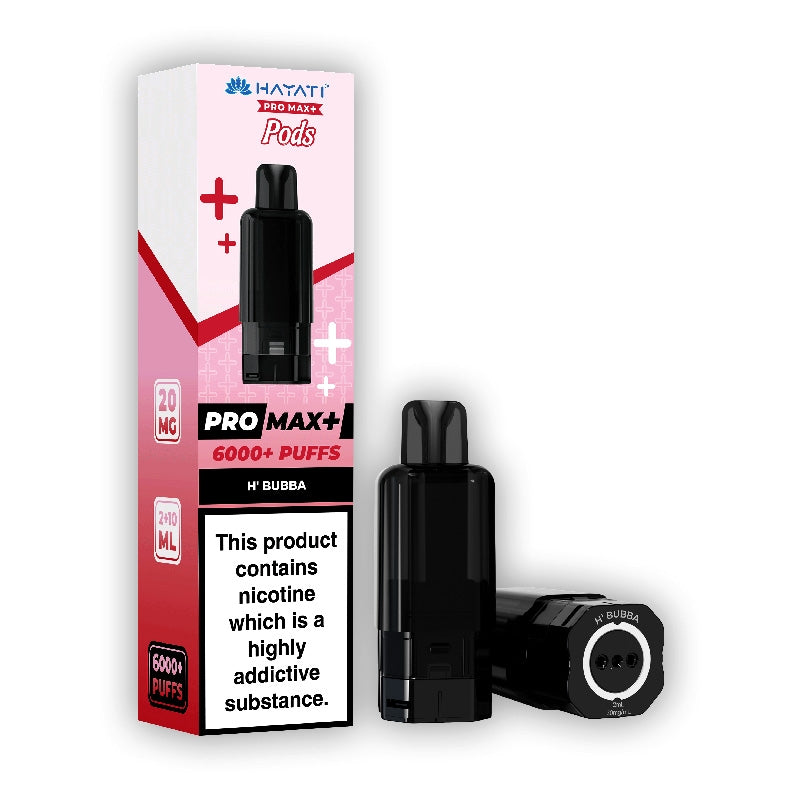 Hayati Pro Max Plus Prefilled Pods - H' Bubba