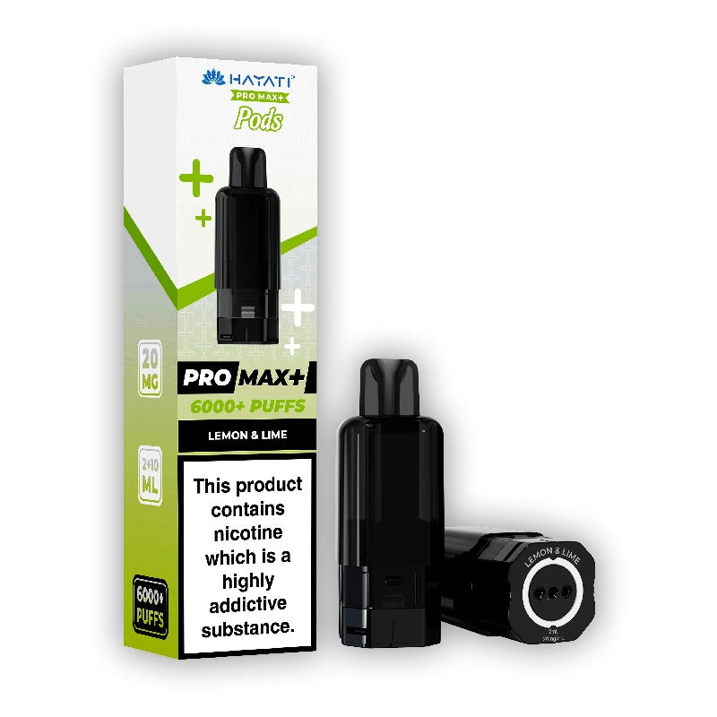 Hayati Pro Max Plus Prefilled Pods - Lemon&Lime