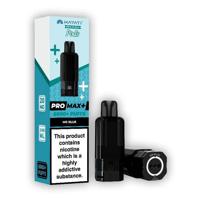 Hayati Pro Max Plus Prefilled Pods - Mr Blue