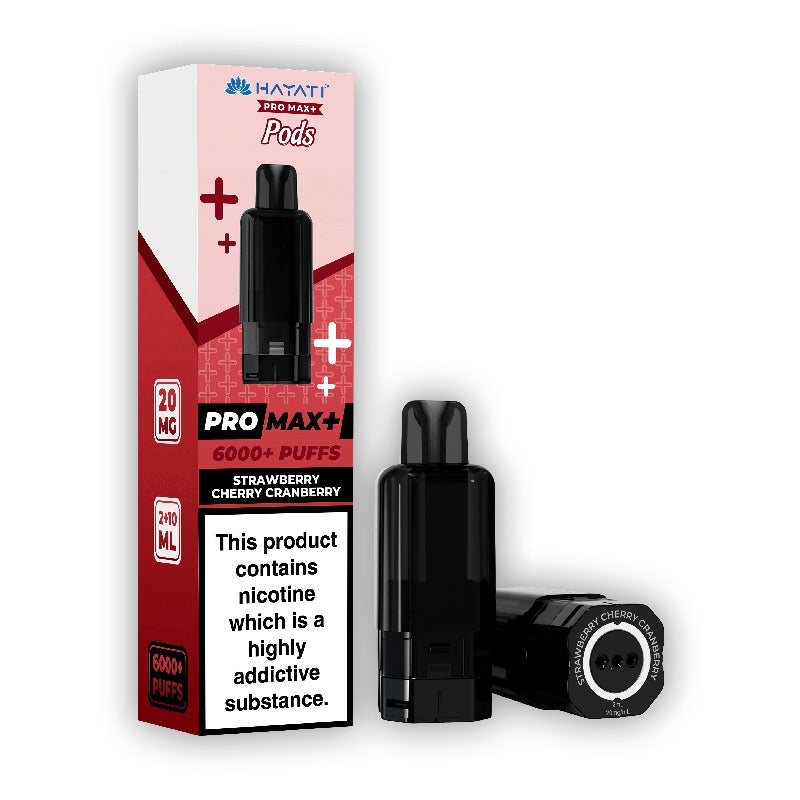 Hayati Pro Max Plus Prefilled Pods - Strawberry Cherry Cranberry