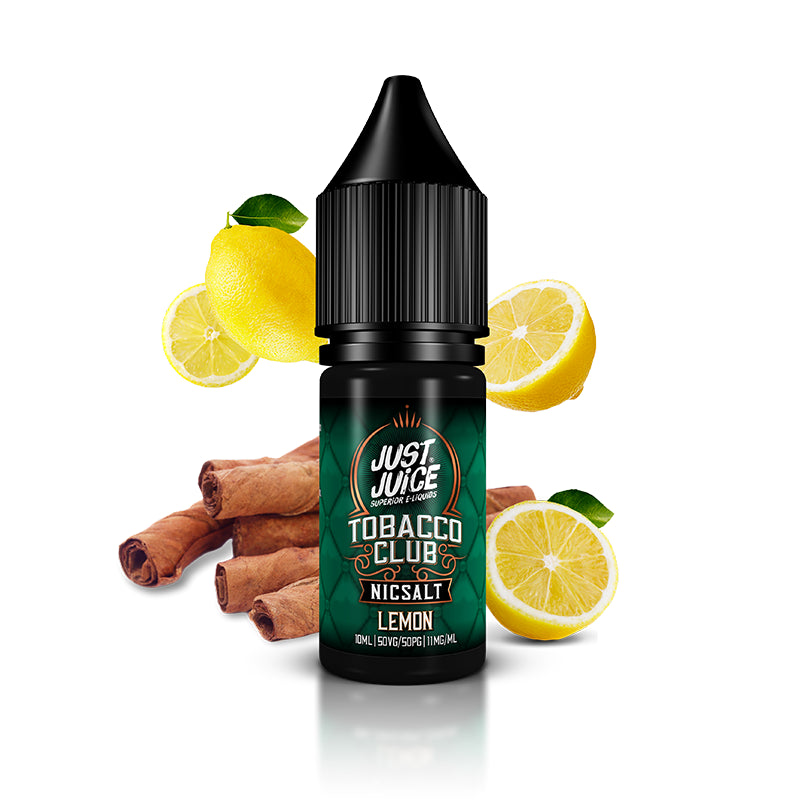 Just Juice TOBACCO CLUB 10ml Nic Salts - Lemon