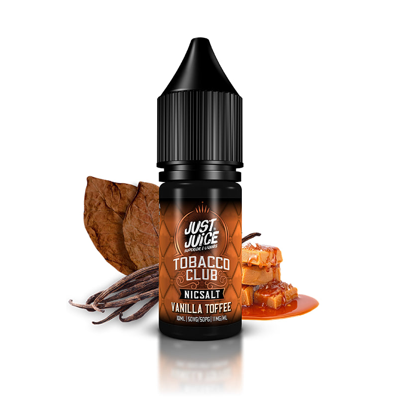 Just Juice TOBACCO CLUB 10ml Nic Salts - Vanilla Toffee
