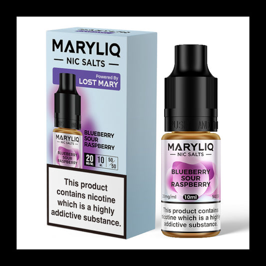 MaryLiq 10ml Nic Salts - Blueberry Sour Raspberry