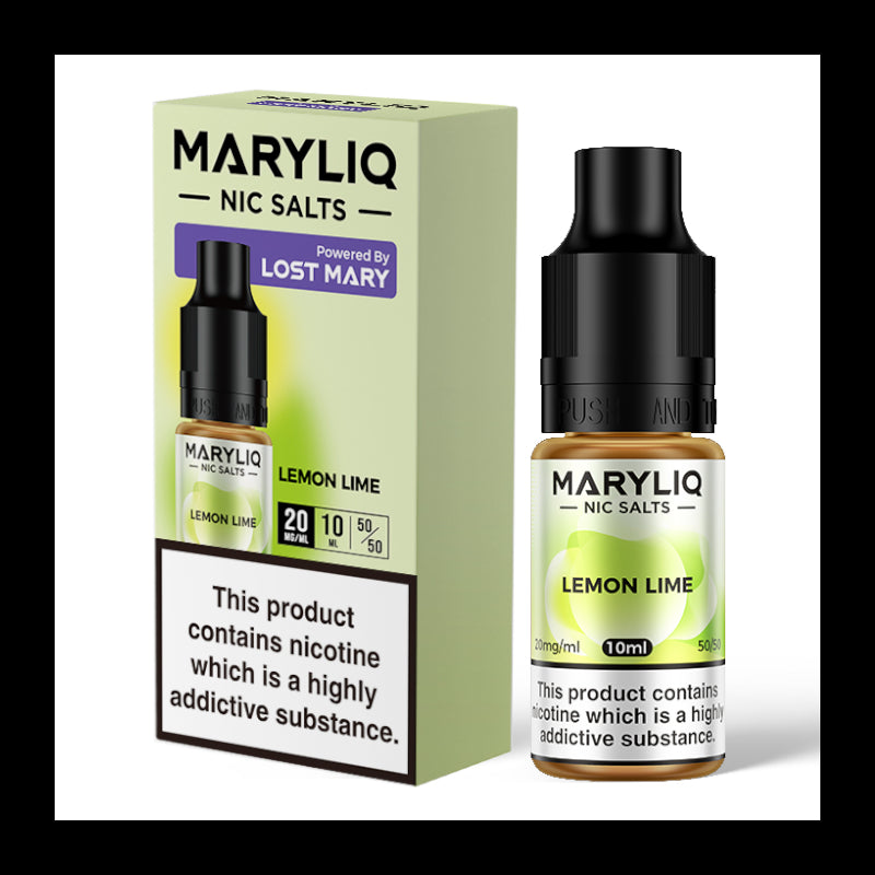 MaryLiq 10ml Nic Salts - Lemon Lime