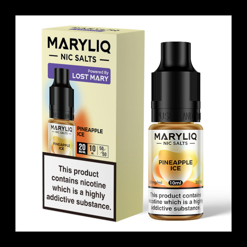 MaryLiq 10ml Nic Salts - Pineapple Ice