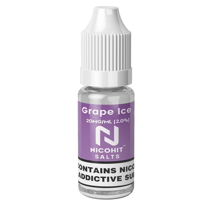 Nicohit 10ml Nic Salts - Grape Ice