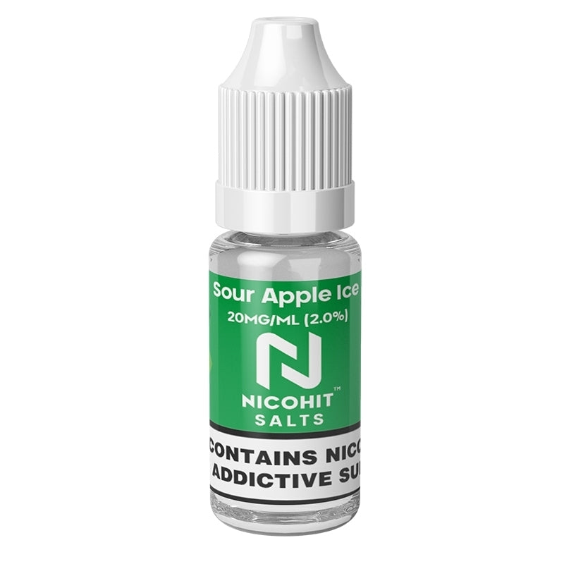 Nicohit 10ml Nic Salts - Sour Apple Ice