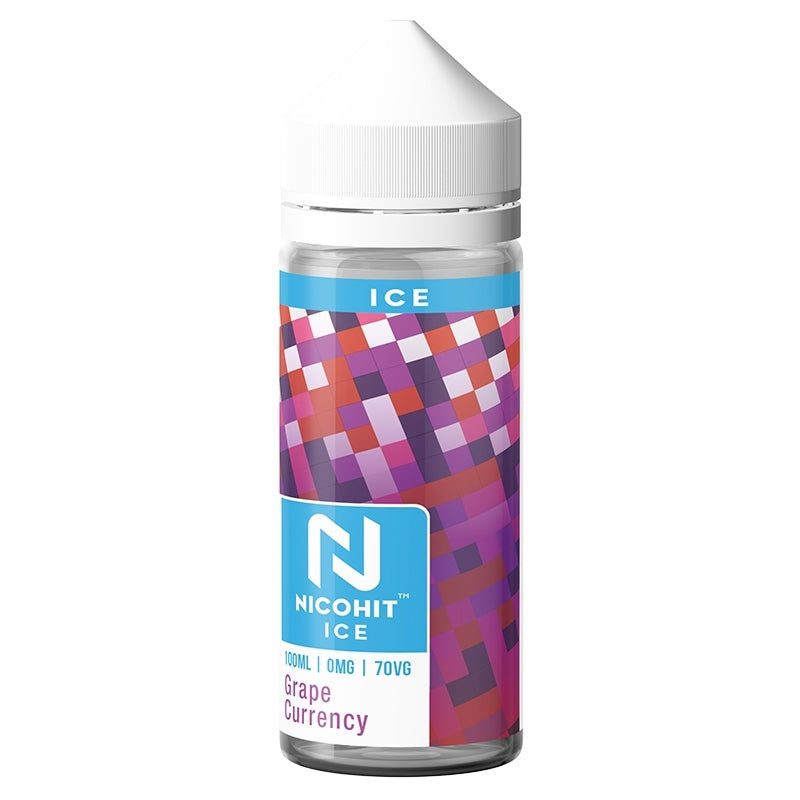 Nicohit ICE 100ml Shortfill - Grape Currency