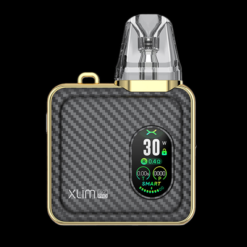 OXVA Xlim SQ PRO Pod Vape Kit-Gold Carbon Fibre
