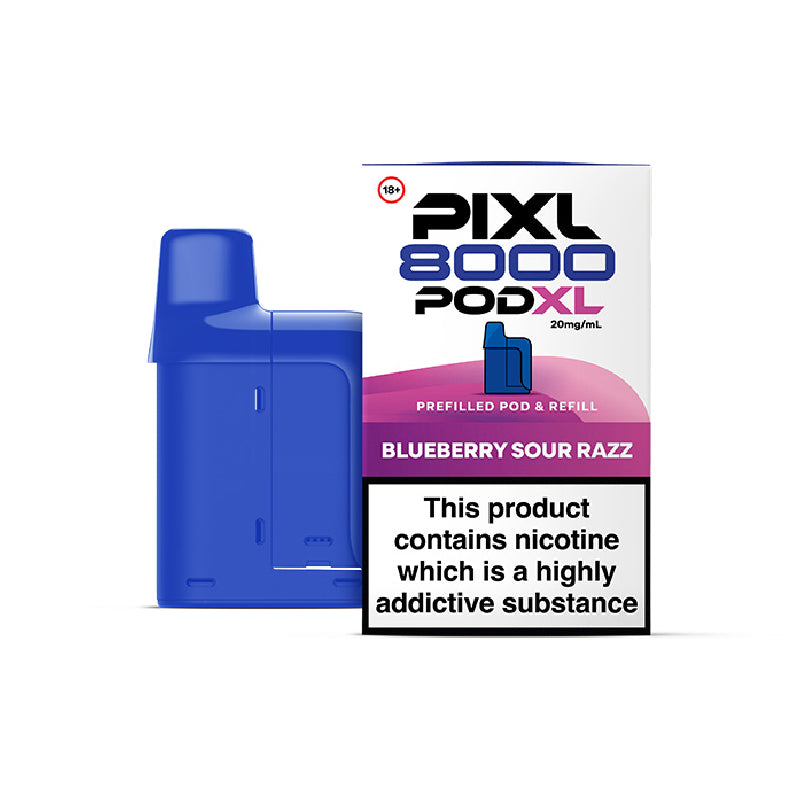 PIXL 8000 Prefilled Pods - Blueberry Sour Razz