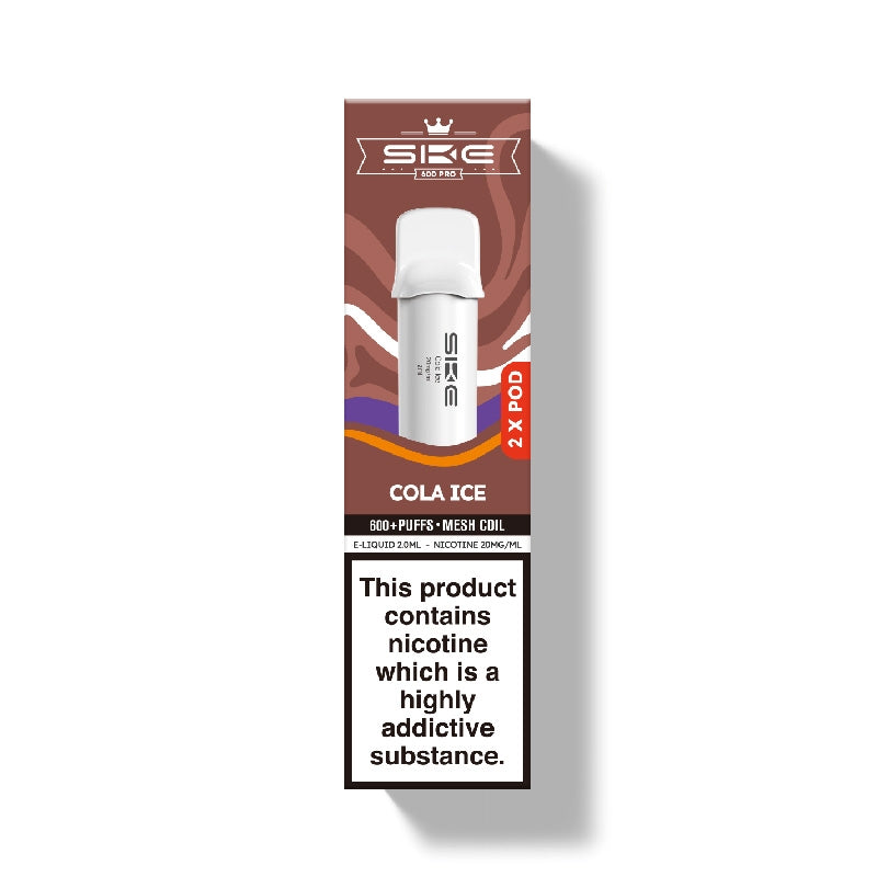 SKE Crystal Bar 600 Pro Prefilled Pods - Cola Ice x 2
