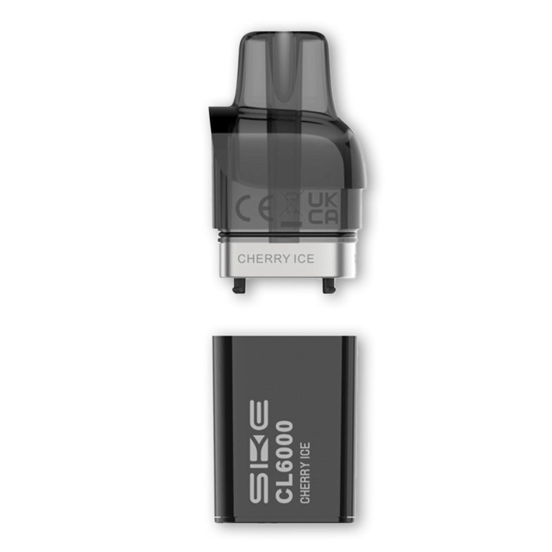 SKE Crystal CL6000 Prefilled Vape Pods 12ml - Cherry Ice