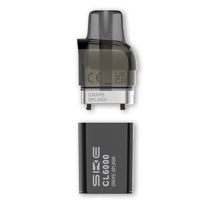 SKE Crystal CL6000 Prefilled Vape Pods 12ml - Grape Splash