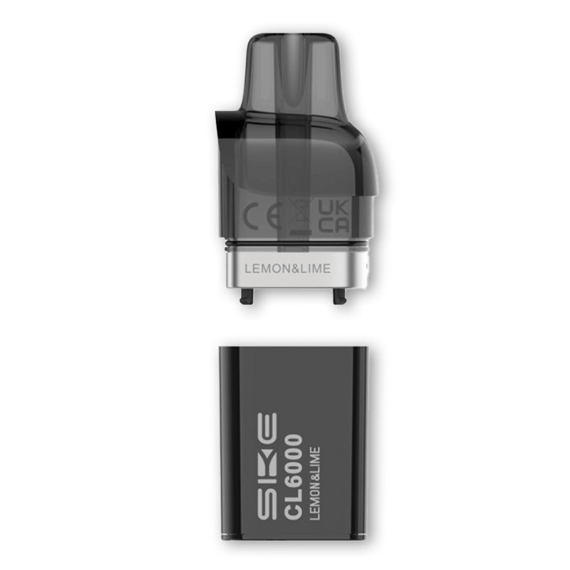 SKE Crystal CL6000 Prefilled Vape Pods 12ml - Lemon & Lime