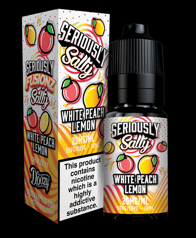 Seriously FUSIONZ 10ml Nic Salts - White Peach Lemon