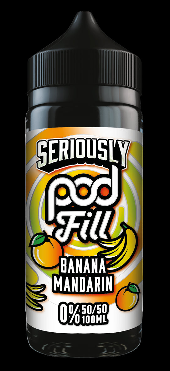 Seriously POD FILL 100ml Shortfill - Banana Mandarin
