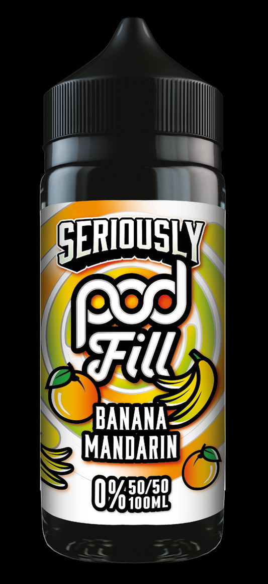 Seriously POD FILL 100ml Shortfill - Banana Mandarin