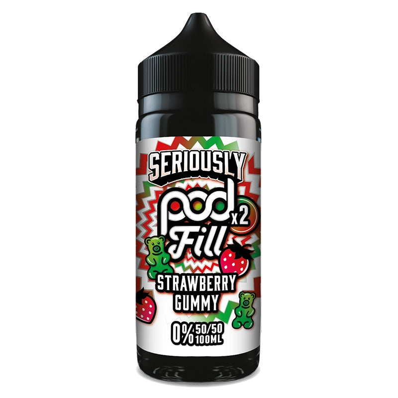 Seriously POD FILL 100ml Shortfill - Strawberry Gummy - NEW