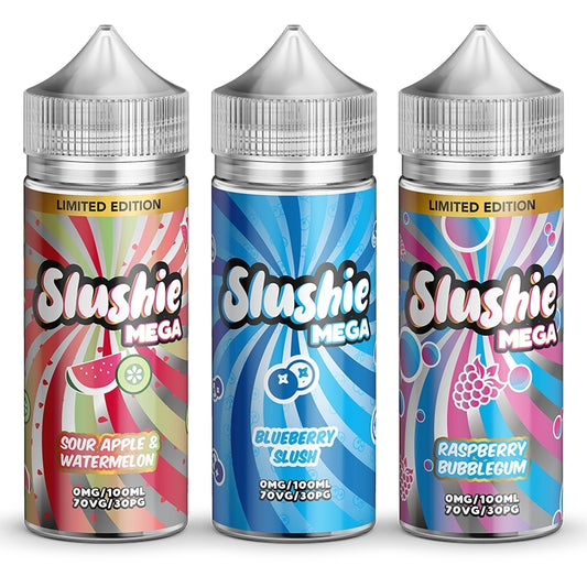 Slushie MEGA 100ml Shortfill - Sour Apple & Watermelon