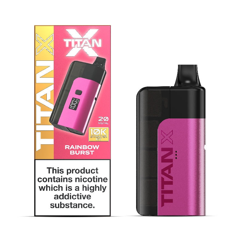 Titan X Prefilled Pod Kit - Rainbow Burst