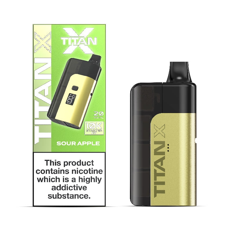 Titan X Prefilled Pod Kit - Sour Apple