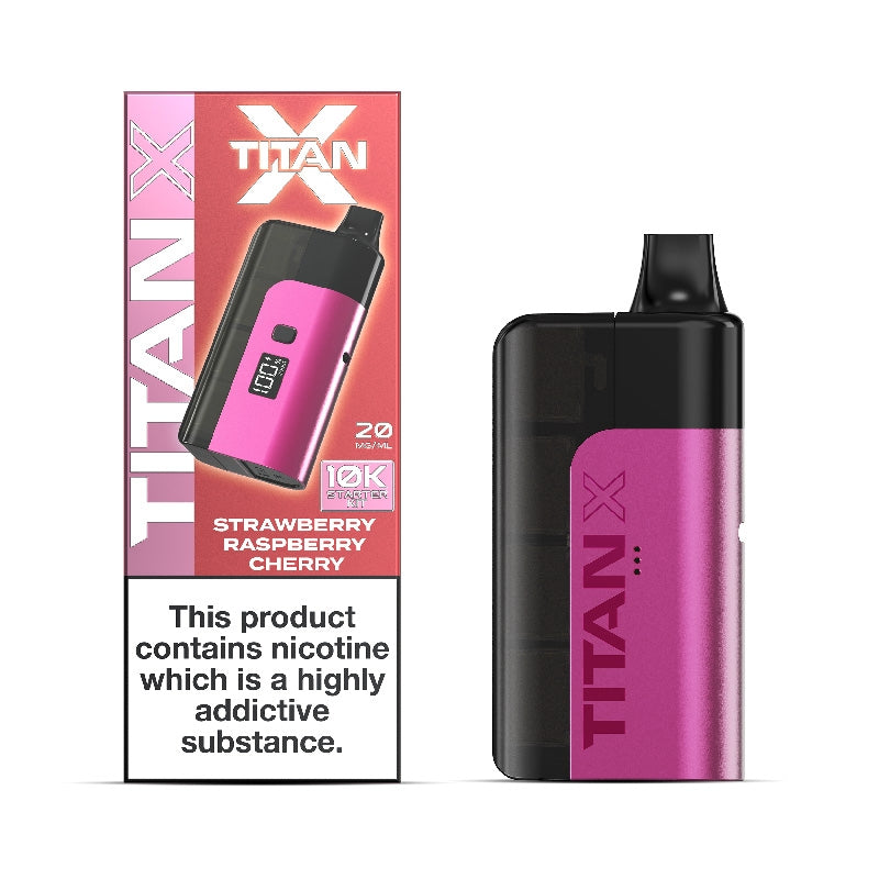 Titan X Prefilled Pod Kit - Strawberry Raspberry Cherry