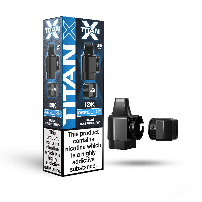 Titan X Prefilled Pods - Blue Raspberry