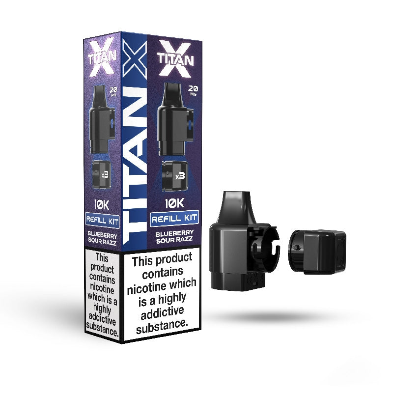 Titan X Prefilled Pods - Blueberry Sour Razz