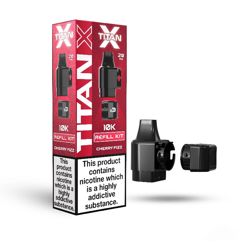 Titan X Prefilled Pods - Cherry Fizz