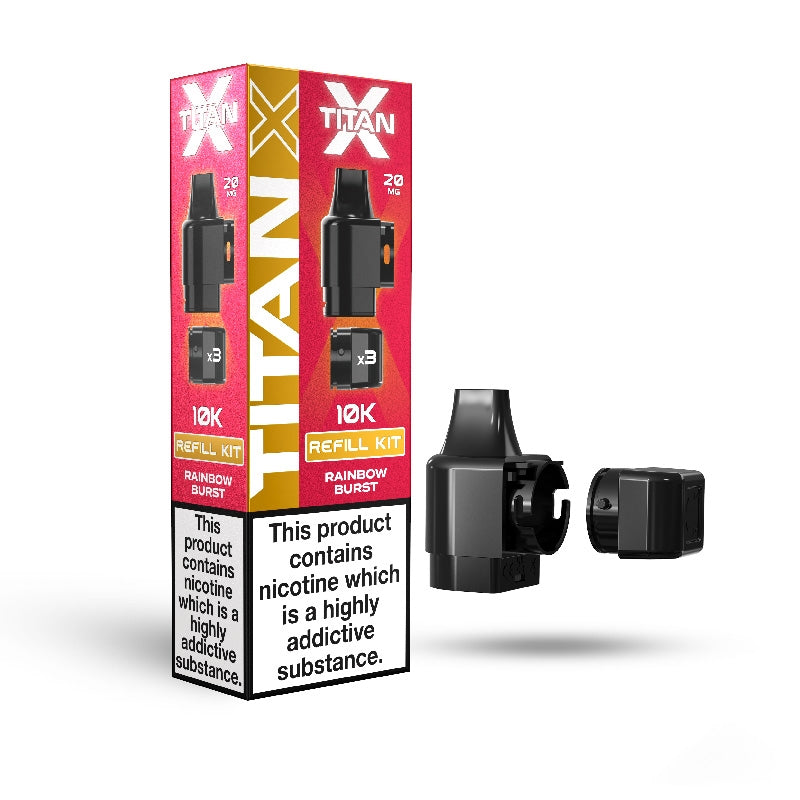 Titan X Prefilled Pods - Rainbow Burst