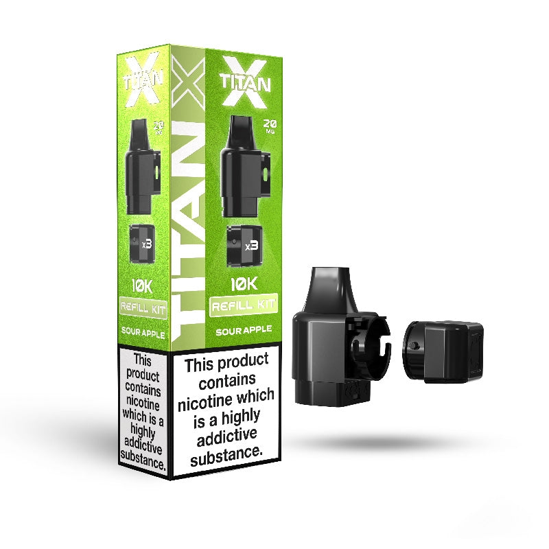 Titan X Prefilled Pods - Sour Apple