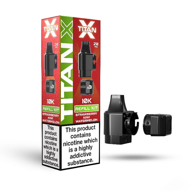 Titan X Prefilled Pods - Strawberry Kiwi Watermelon